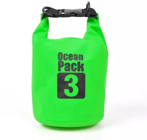 Surtep Waterproof Ocean shoulder bag 3 l, green - Waterproof Bag - Main image