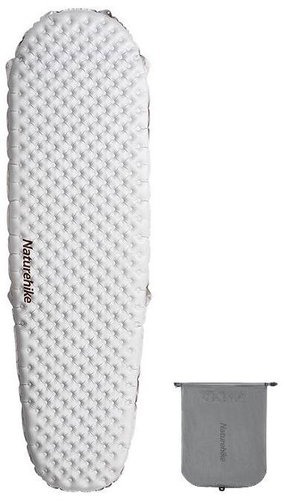 Naturehike Ultralight Inflatable Carrycot R5.8 mummy 574g - silver - Camping Mat - Main image