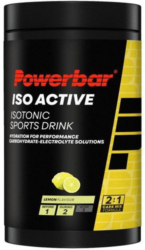 Powerbar Isoactive Lemon 600 g - Ionic Drink - Main image