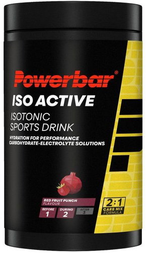 Powerbar Isoactive Red Fruit Punch 600 g - Ionic Drink - Main image