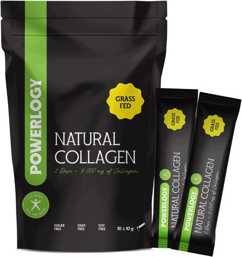 Powerlogy Natural Collagen 10 × 10 g - Colagen - Main image