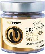 Nupreme Organic Golden Mylk, Turmeric Latte, 80g - Dietary Supplement
