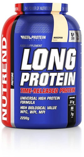 Nutrend Long Protein, 2200 g, marzipan - Protein - Main image