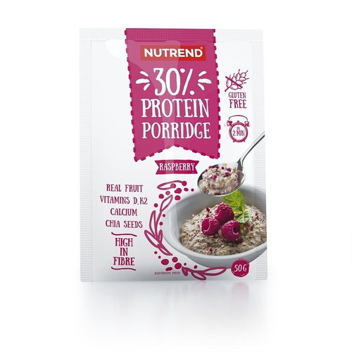 Nutrend Protein Porridge, 50 g, raspberry Main image Nutrend Protein Porridge, 50 g, raspberry - Protein Puree - Main image