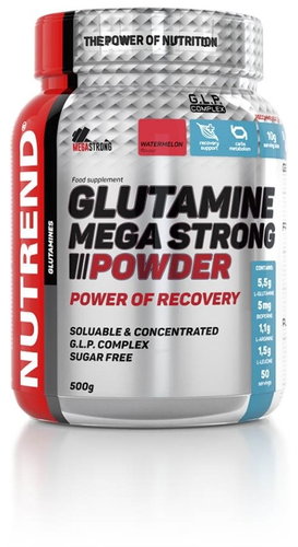 Nutrend Glutamine Mega Strong Powder, 500g, pear - Amino Acids - Main image