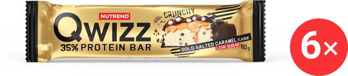 Nutrend QWIZZ Protein Bar, 6 x 60 g, salted caramel - Protein Bar - Main image