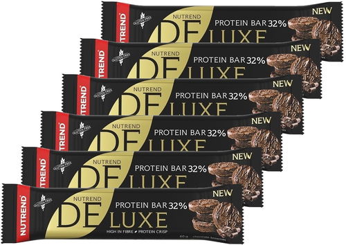 Nutrend DELUXE, čokoládové brownies 6 x 60 g - Proteinová tyčinka - Hlavní obrázek