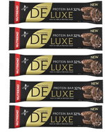 Nutrend DELUXE, 60 g, čokoládové brownies, 4+1 zdarma - Sada