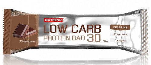 Nutrend LOW CARB Protein Bar 30, 80g, chocolate - Protein Bar - Main image