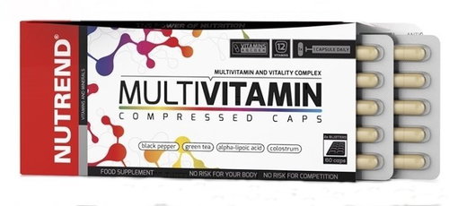 Nutrend Multivitamin Compressed Caps, 60 capsules, - Multivitamin - Main image
