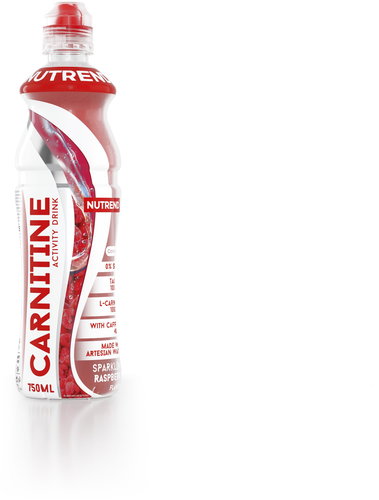 Nutrend Carnitine Activity Drink with Caffeine, 750ml, Raspberry, Carbonated - Fat burner - Main image