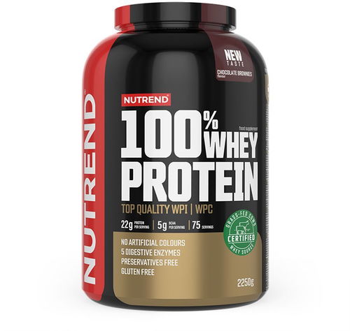 Nutrend 100% Whey Protein 2250 g, čokoládové brownies - Protein - Hlavní obrázek