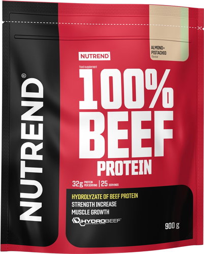 Nutrend 100% Beef Protein 900 g, almonds + pistachios - Protein - Main image