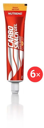 Nutrend Carbosnack tuba, 6 x 50g, meruňka - Energetický gel - Hlavní obrázek