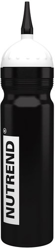 Nutrend Bidon with nozzle, black 1000ml - Drinking Bottle - Main image
