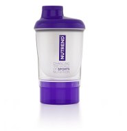 Nutrend Shaker 2019, fialový 300 ml + zásobník - Shaker