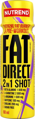 Nutrend FAT DIRECT SHOT, 60 ml - Fat burner - Main image
