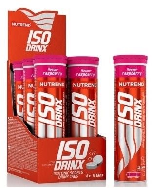 Nutrend Isodrinx TABS, 12 tablets, raspberry - Energy tablets - Main image