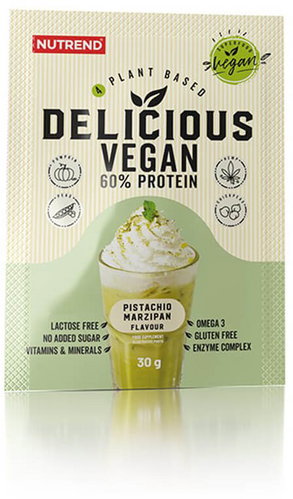Nutrend Delicious Vegan Protein, 5x30 g, pistachio + marzipan - Protein - Main image