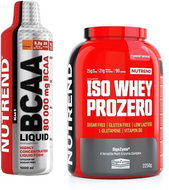 Nutrend ISO Whey Prozero, 2250g, Strawberry Cheesecake + BCAA Liquid, 1000ml - Kit