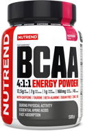 Nutrend BCAA Energy Mega Strong Powder, 500g, Raspberry - Amino Acids