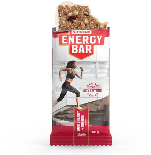 Nutrend Energy bar 60 g, cherry+orange - Energy Bar - Main image