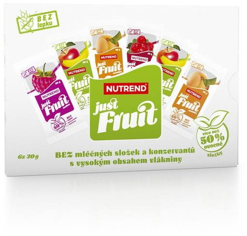 Nutrend JUST FRUIT gift pack, 6x30 g, mix of flavours - Energy Bar - Main image