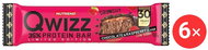 Nutrend QWIZZ Protein Bar, 6 x 60 g, chocolate + raspberry - Protein Bar
