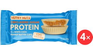 NUTRY NUTS, 4 x 42 g, Bílá čokoláda s arašídovým máslem - Protein Bar