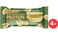 NUTRY NUTS, 4 x 42 g, Bílá čokoláda s pistáciovým máslem - Protein Bar