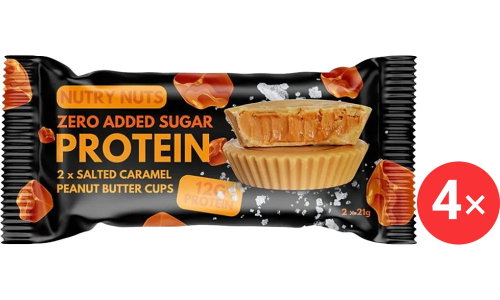 NUTRY NUTS, 4 x 42 g, Slaný karamel - Protein Bar - Main image