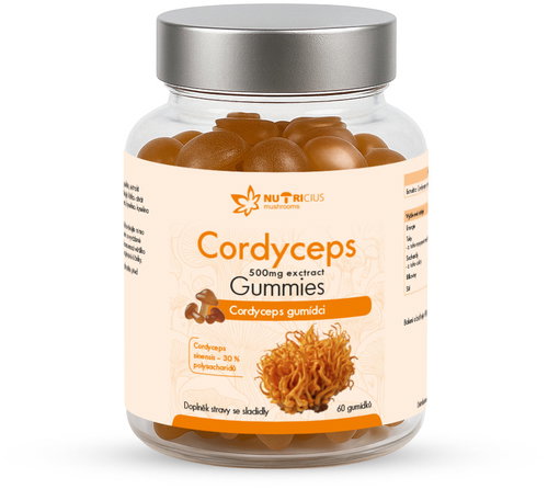 Nutricius Cordyceps 500 mg 60 Gummies - Cordyceps - Main image