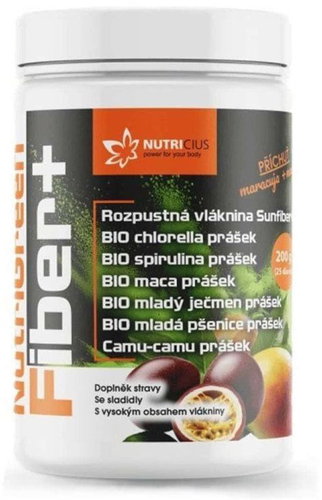 Nutricius NutriGreen Fiber+ Passion Fruit–Mango 200g - Fibre - Main image