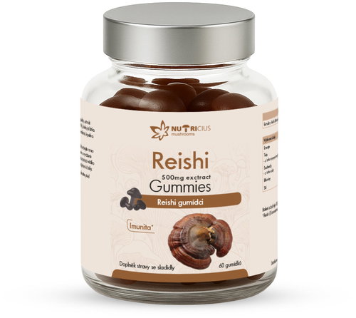 Nutricius Reishi 500 mg 60 gummies - Reishi - Hlavní obrázek