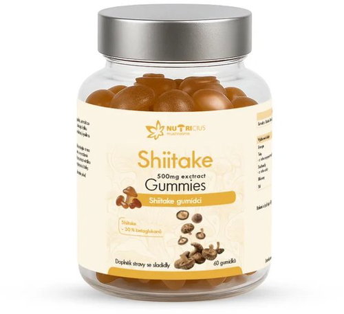 Nutricius Shiitake 500 mg 60 Gummies - Shiitake - Main image