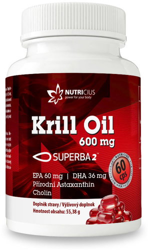 Nutricius Krill oil 600 mg Superba2 60 kapslí - Krill Oil - Main image