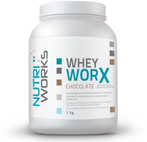 NutriWorks Whey Worx 1kg čokoláda - Protein - Main image
