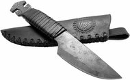 Madhammers Hand forged solid knife Thor wheel with sheath, 21 cm - Hunting Knife
