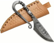 Madhammers Hand forged hunting knife C3 with sheath, 17,5 cm (brown) - Hunting Knife