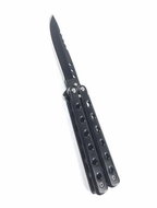 Kandar N-14 Butterfly knife black - Butterfly Knife