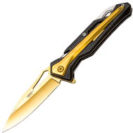 JKR Closing knife, 8,4 cm, aluminium, black-gold - Pocket Knife
