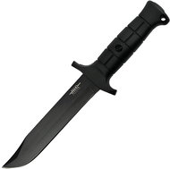 JKR Tactical knife with guard, 16,8 cm, ABS, black - Military Knife
