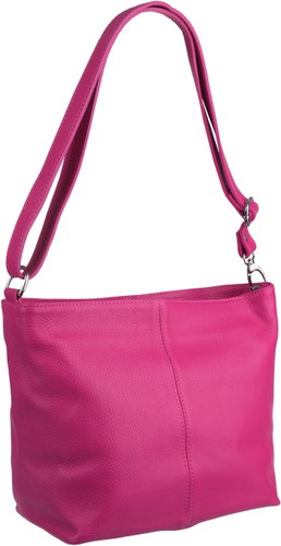 New handbag Prisca Fuxia Scura - Handbag - Main image