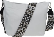 Nova bag Prisca Bianca with additional strap VIII - Handbag
