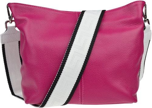 Nova bag Prisca Fuxia Scura with additional strap IV - Handbag - Main image
