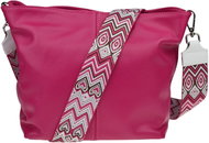 Novabag Prisca Fuxia Scura with additional strap VIII - Handbag