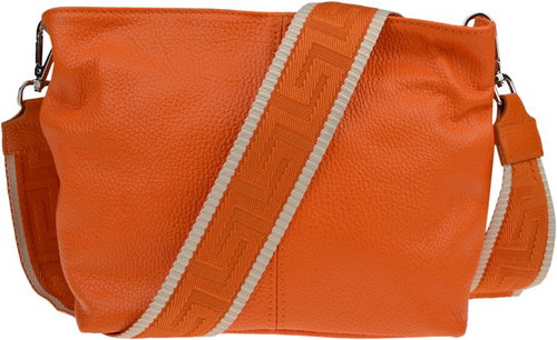 Nova bag Prisca Arancione with additional strap II - Handbag - Main image