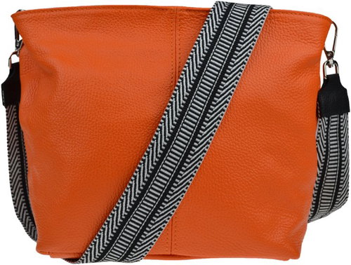 Nova bag Prisca Arancione with additional strap V - Handbag - Main image