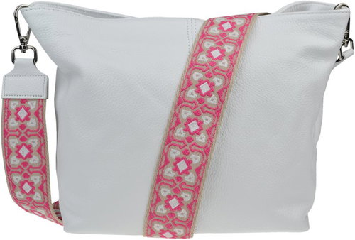 Nova bag Prisca Bianca with additional strap II - Handbag - Main image