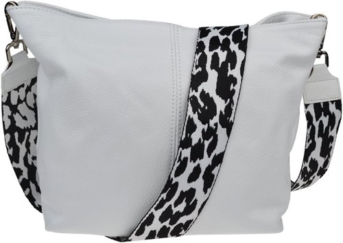 Nova bag Prisca Bianca with additional strap III - Handbag - Main image